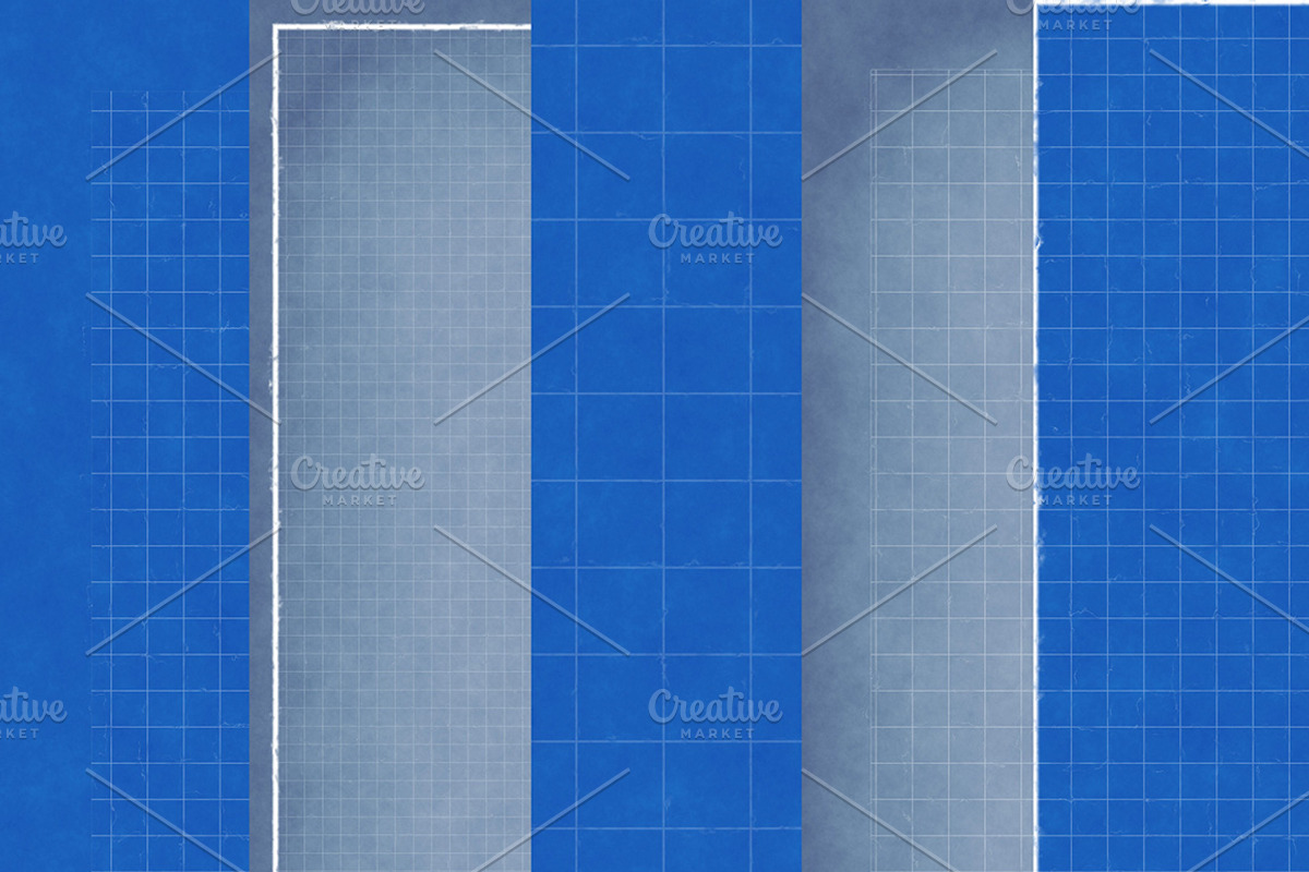 Blue print textures V2, a Texture Graphic by dotstudio