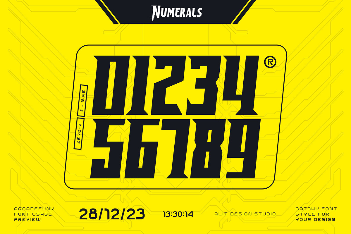 Arcade Funk Typeface, a Serif Font by alit design (Photo 17 of 20)