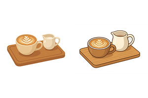 Artistic presentation of two coffee, a Food & Drink Photo by ZinetroN