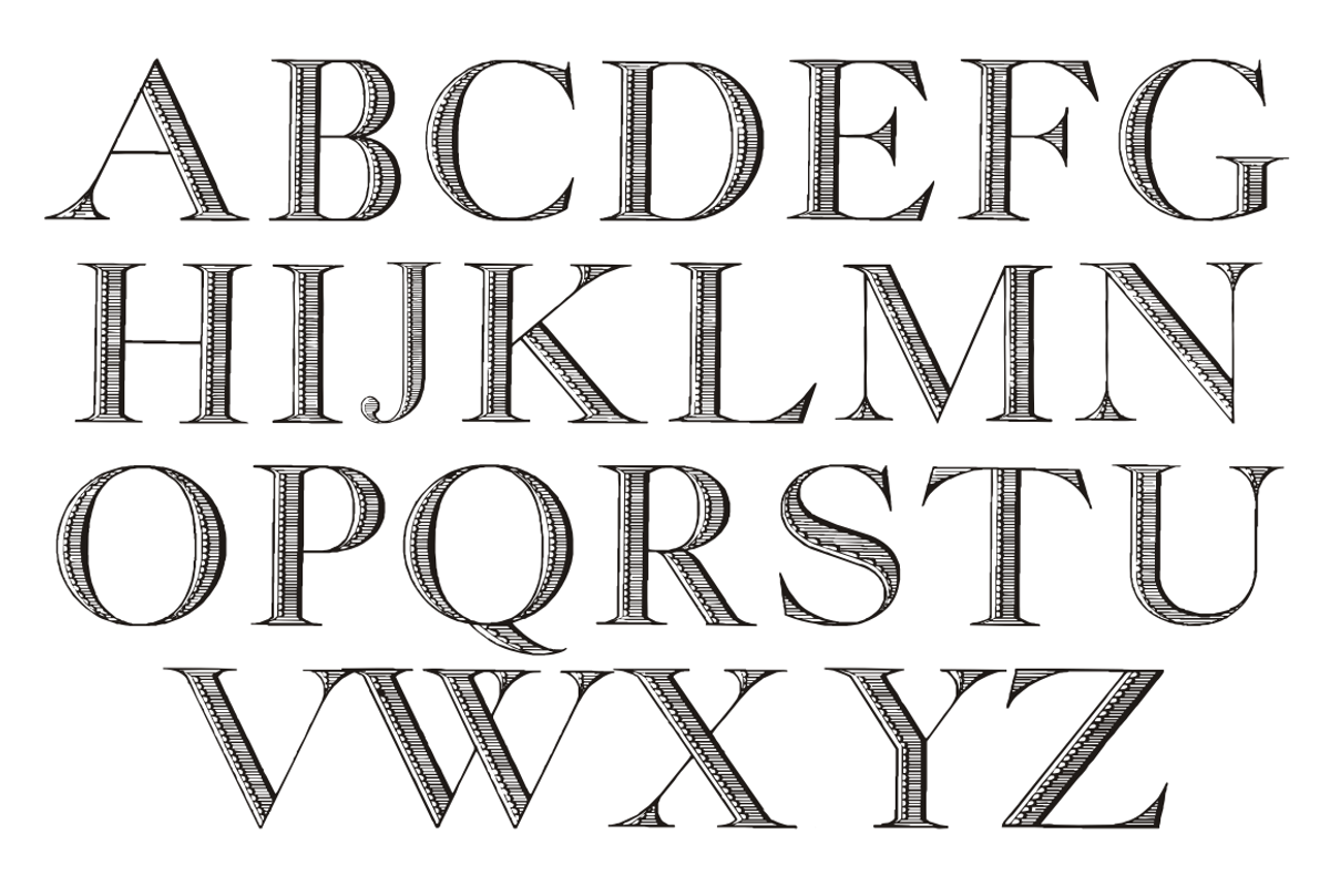 Georgia Capitals, a Serif Font by Intellecta Design (Photo 3 of 3)