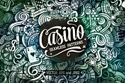 Casino Graphics Patterns, a Pattern Graphic by BALABOLKA (Thumbnail 1 of 5)
