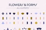 FORMS & FLOWERS | Geometric Elements, a Decorative Illustration by SOKO Design (Thumbnail 6 of 15)
