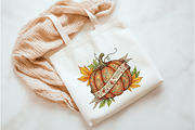 Halloween Pumpkin png vintage png, an Illustration by Watercolor design (Thumbnail 2 of 3)