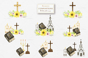 Church and crosses religious clipart, an Illustration by svetlanaARTdreams (Thumbnail 6 of 13)