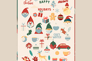 Retro Christmas Graphics Collection, an Object Graphic by NatalieArtsDenysenko (Thumbnail 6 of 15)