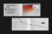 Project Planner & Gantt Roadmap, a Brochure Template by fakhroo (Thumbnail 5 of 12)