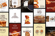 BREW | Cafe Social Media Kit (I), a Social Media Template by Prapti Design (Thumbnail 2 of 10)