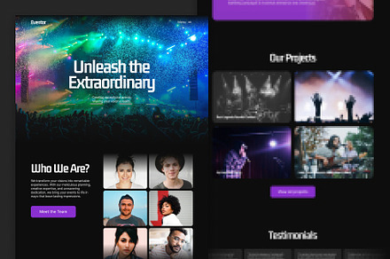 Eventor - Framer Portfolio Template, a Landing Page Template by 123 UXUI