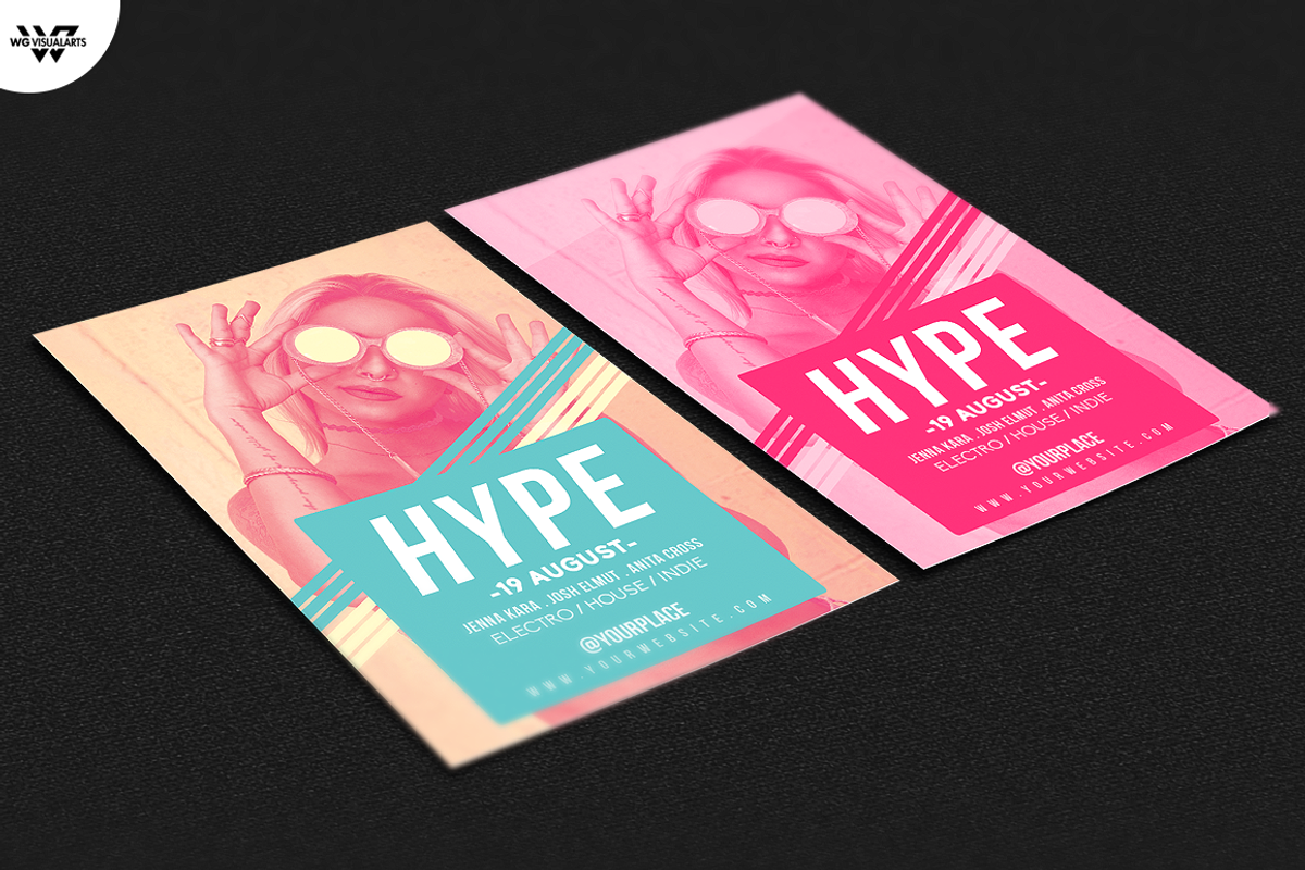 HYPE WOMEN Flyer Template, a Flyer Template by WG DESIGN (Photo 2 of 5)