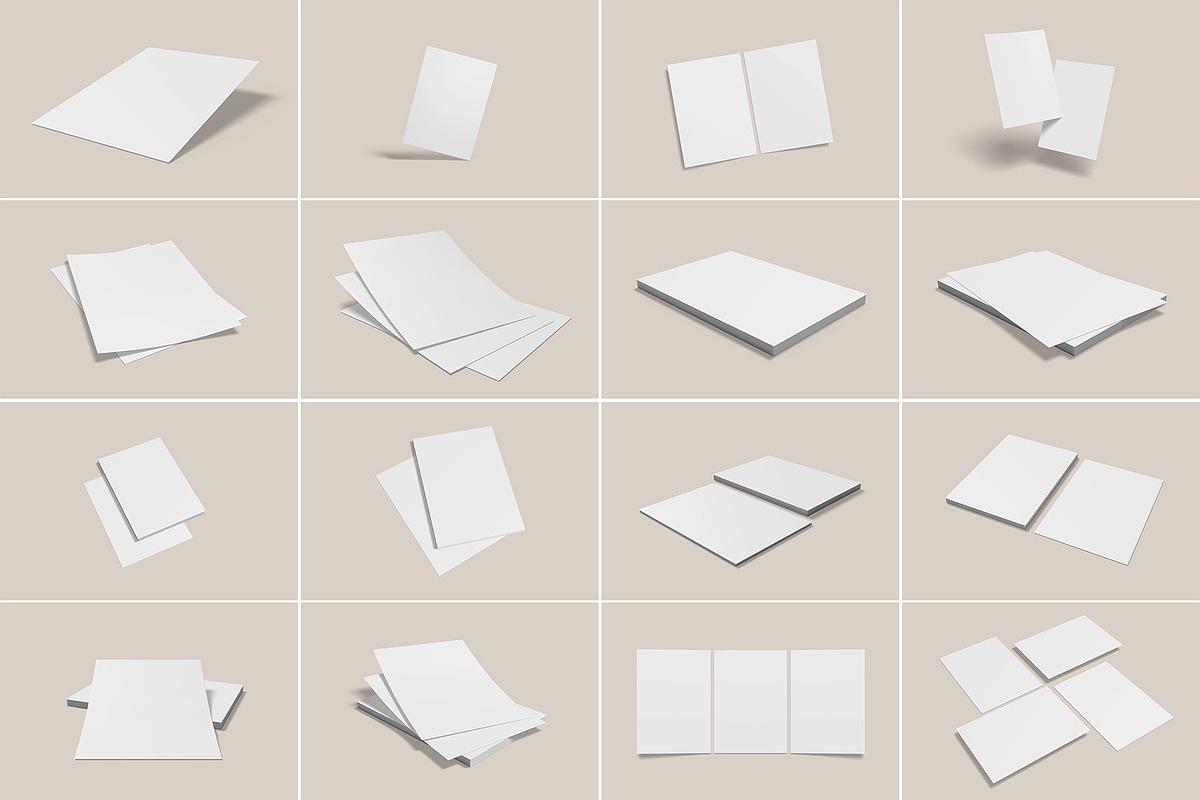 A4 Flyer Poster Mockup Bundles, a Flyer Template by Graphic Aesthetic (Photo 3 of 22)
