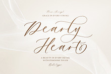 Dearly Heart - Feminine Script