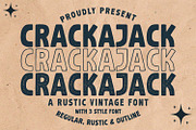 Crackajack - Vintage Font, a Script Font by Alpaprana (Thumbnail 1 of 14)