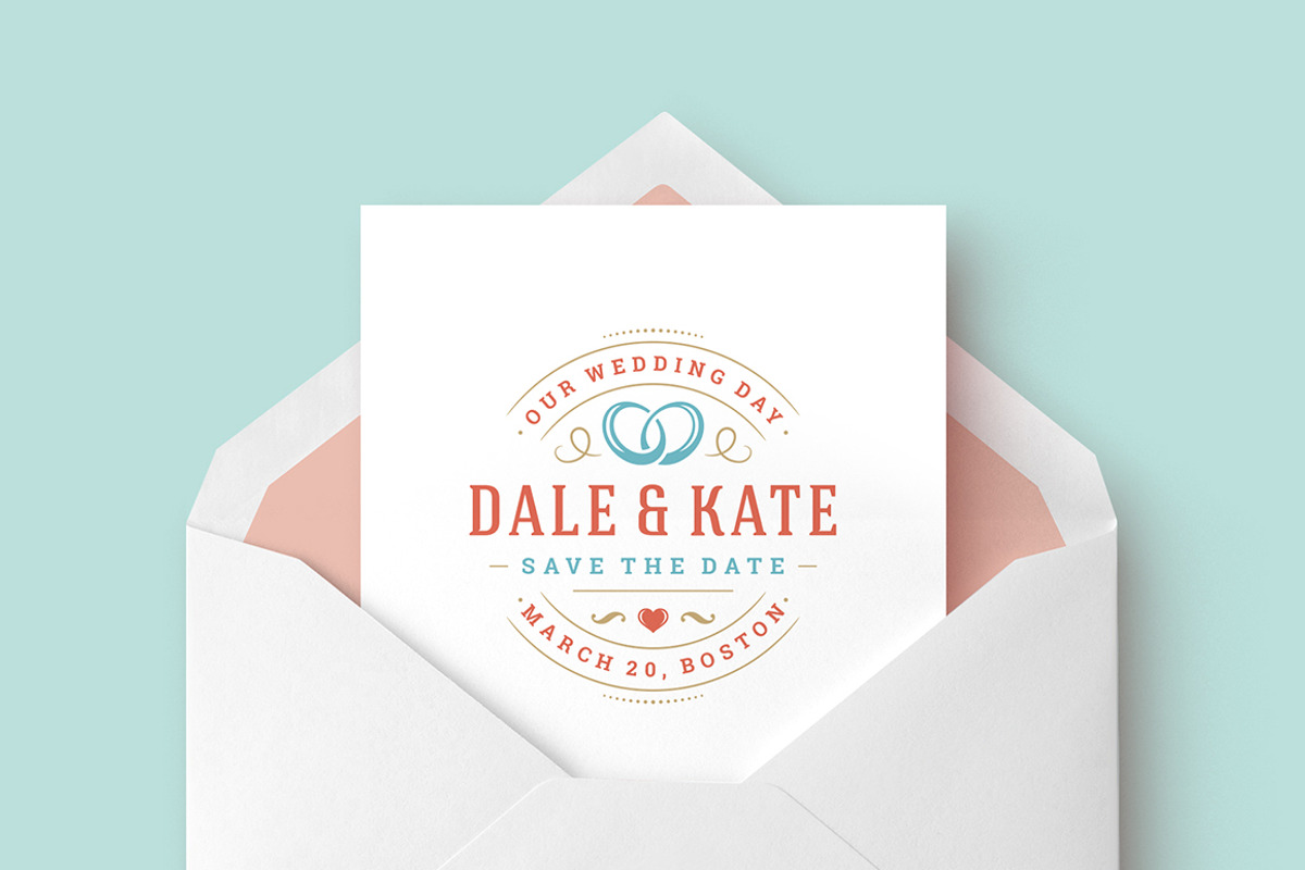 18 Wedding Logos and Badges, a Branding & Logo Template by Vasya Kobelev (Photo 7 of 15)