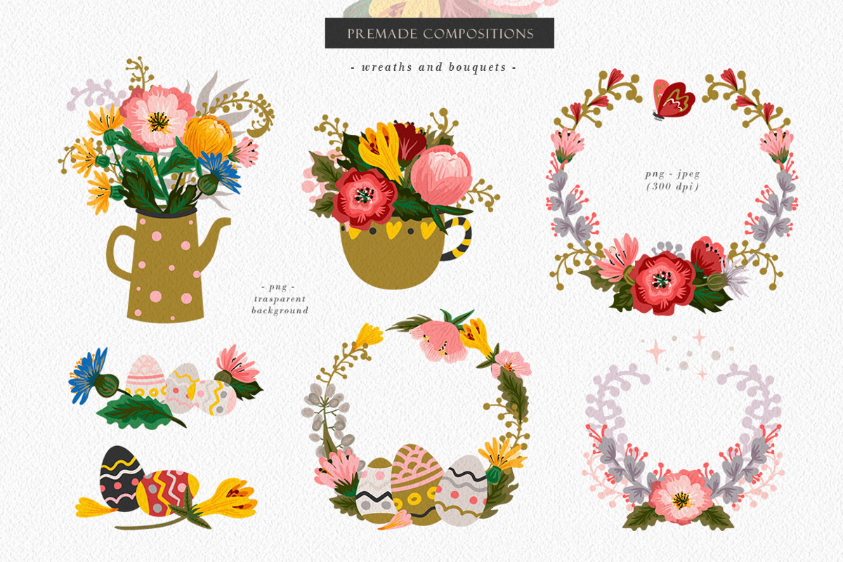 Happy Easter and Spring collection, an Animal Illustration by Wenona (Photo 4 of 9)