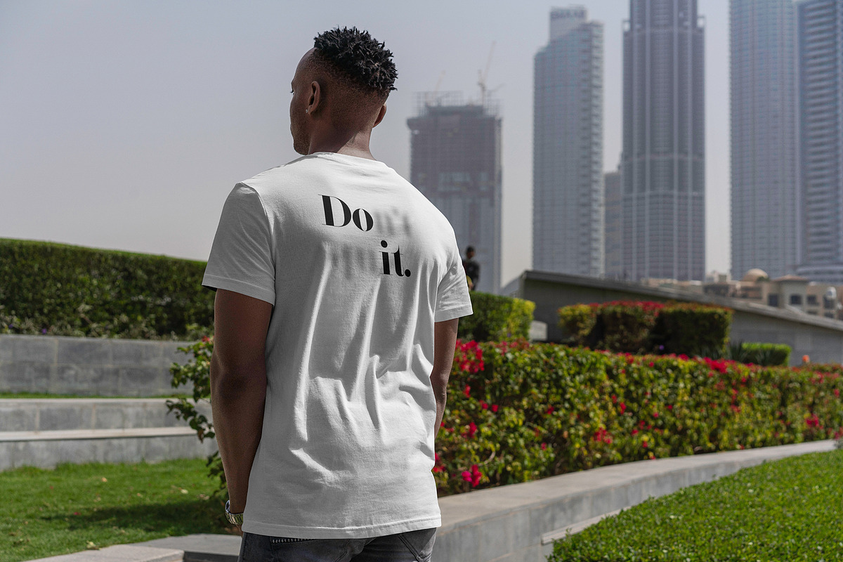 T-Shirt MockUp African Men, a Shirt Mockup by Dikarte.Store (Photo 7 of 14)