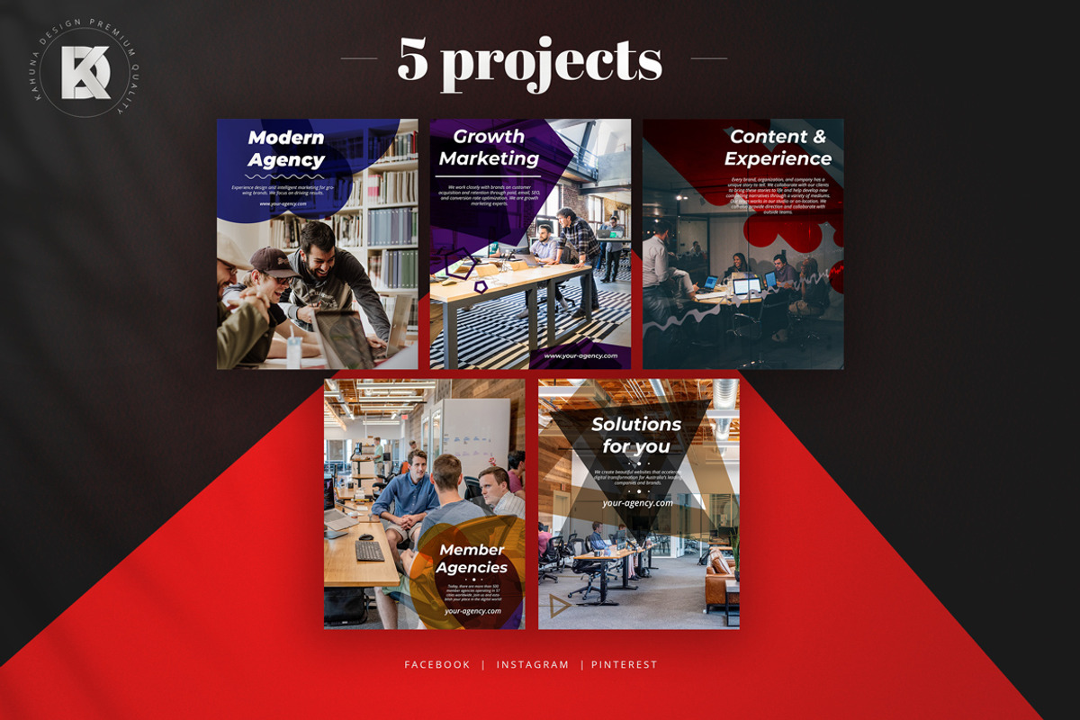 Business Social Media Pack, a Social Media Template by Kahuna Design (Photo 6 of 6)
