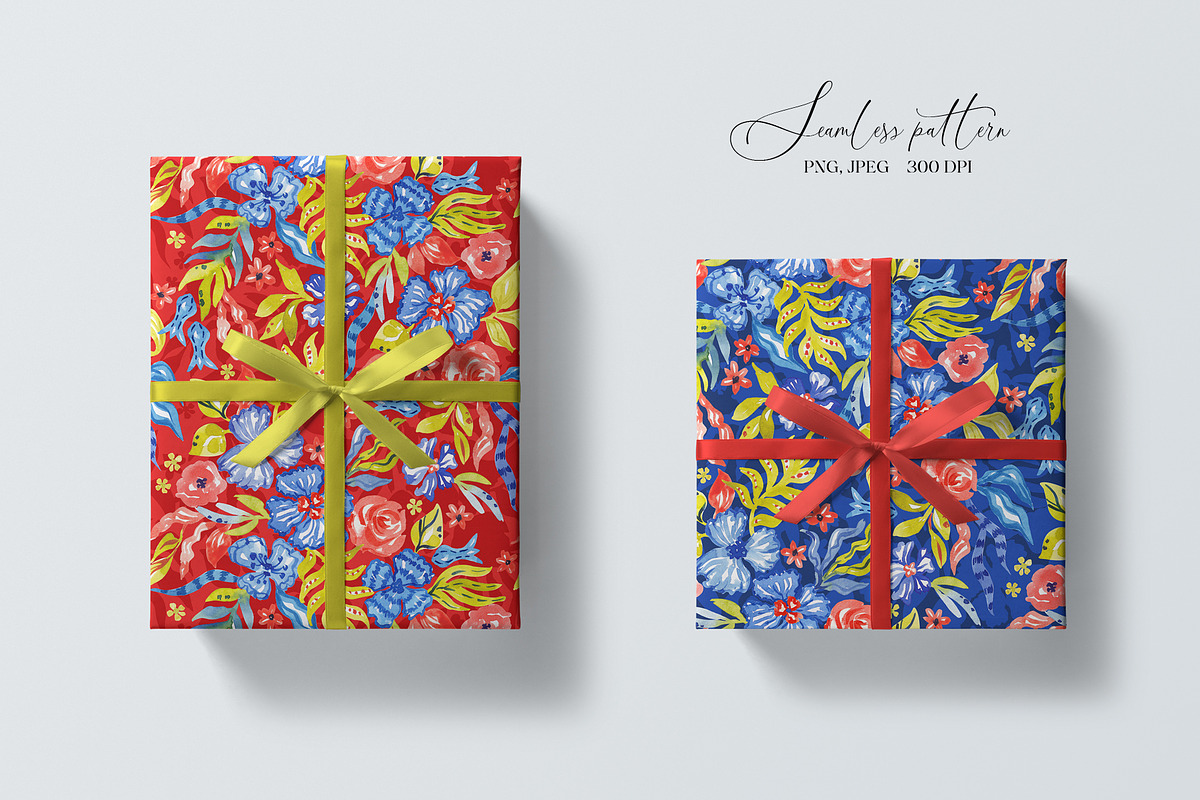 Vibrant Botanical Garden Pattern, a Pattern Graphic by SirenaArt (Photo 8 of 12)