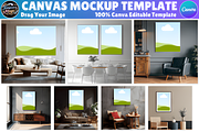 35X Canvas Mockup Canva Template, a Presentation Template by Ink Gallery (Thumbnail 2 of 5)