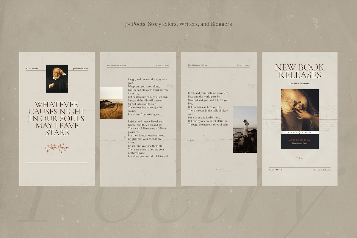 Writers Poets Social Media Templates, a Social Media Template by September 5th (Photo 9 of 17)