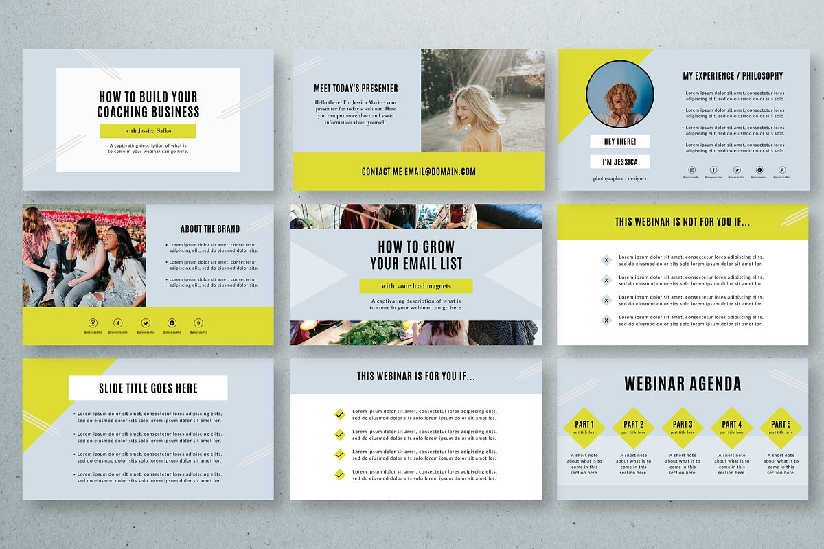 Webinar Slide Deck, a Presentation Template by Studio Soluna (Photo 5 of 8)