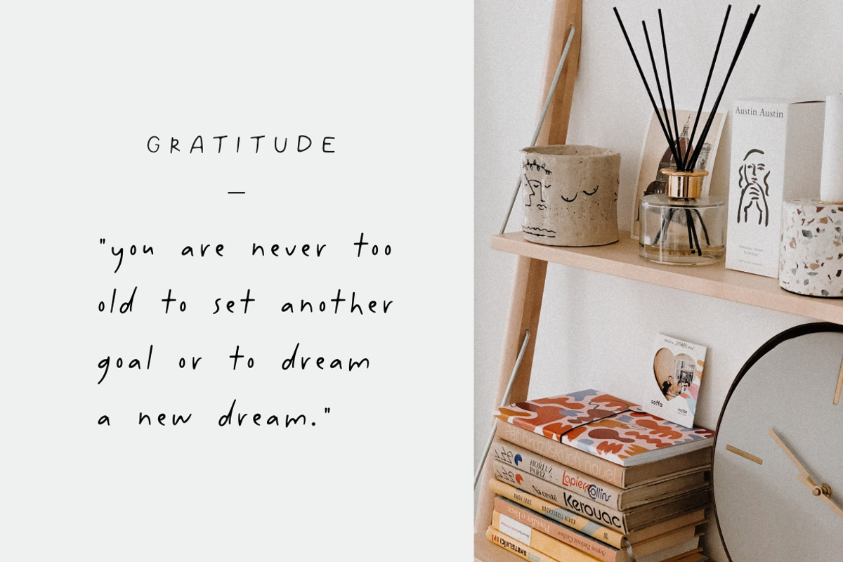 Meaningful Quotes Font, a Handwritten Font by Burhan Afif (Photo 4 of 10)