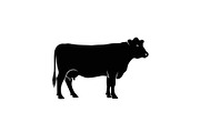 Farm Cow Silhouette Vector Bundle, an Illustration by Designs_River (Thumbnail 51 of 51)