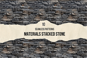 Stone Wall Seamless Photo Patterns, a Pattern Graphic by DigitaI Craft Corner
