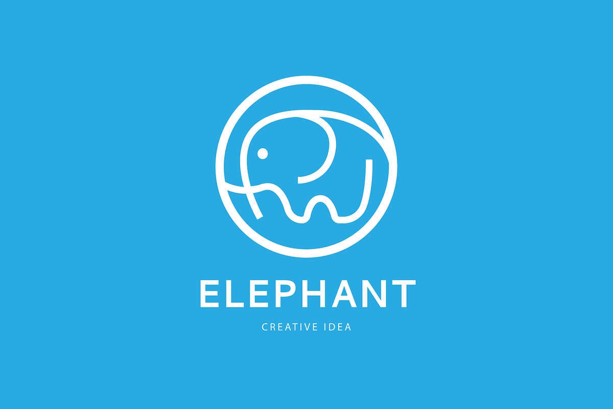 Elephant logo design., a Branding & Logo Template by Logocreative (Photo 3 of 3)