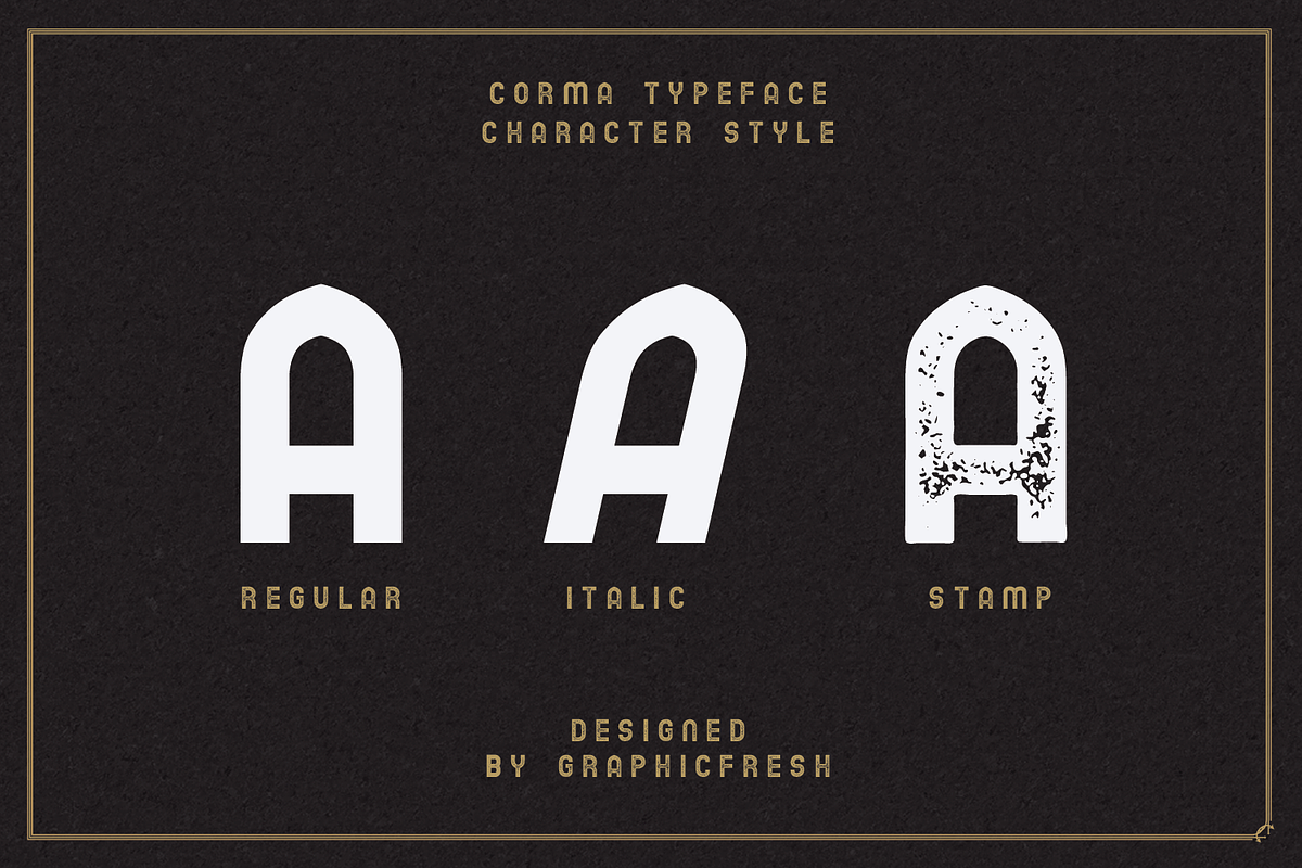 The Corma - 4 Font Files preview 4