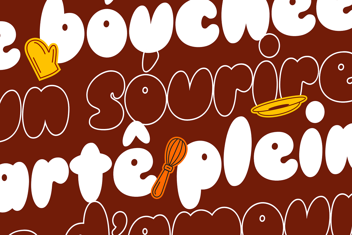 Knopie - Playful Balloon Y2K Font, a Sans Serif Font by Typia Nesia (Photo 5 of 10)