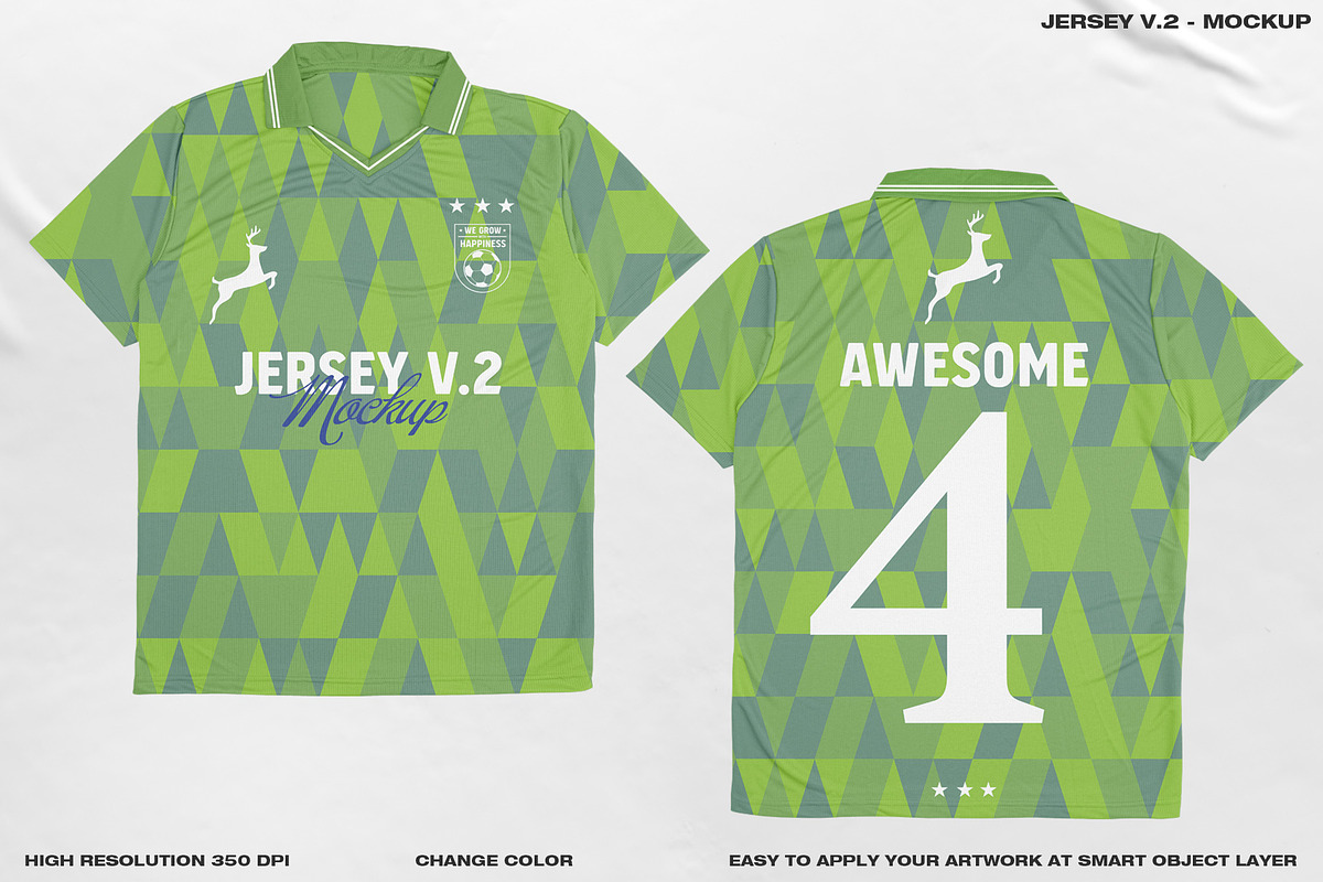 Jersey V.2 - Mockup, a Shirt Mockup by DaldSgh (Photo 5 of 14)