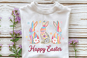 Happy Easter, Coquette Easter Bunny, an Illustration by DreamPrint404 (Thumbnail 5 of 6)