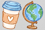 School Supplies Clipart Teacher PNG, an Education Illustration by SugarCloudStudioArt (Thumbnail 5 of 5)