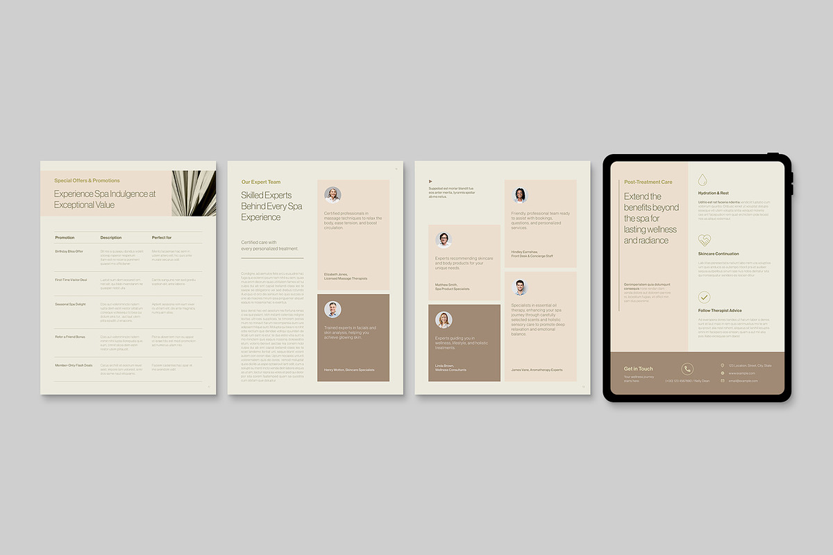Spa & Wellness eBook Brochure, a Brochure Template by BrandPacks (Photo 4 of 6)