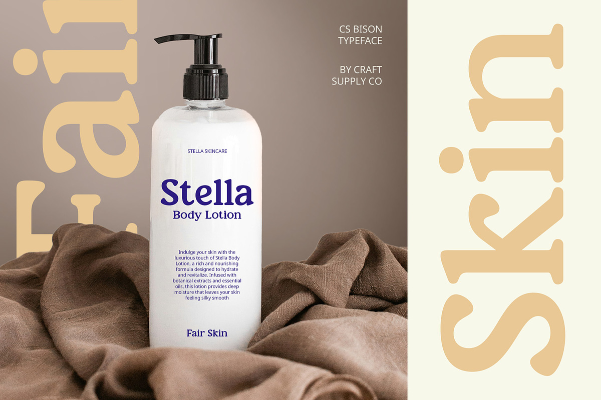 CS Bison – Retro Font, a Serif Font by Craft Supply Co. (Photo 4 of 8)