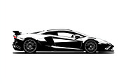 Supercar Vector Collection Bundle, an Illustration by Creativeshirt (Thumbnail 2 of 9)