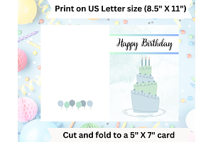 Happy Birthday Greeting Card