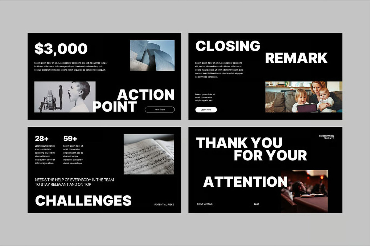 Event Meeting Powerpoint preview 2