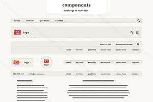 Simple Wireframe Kit