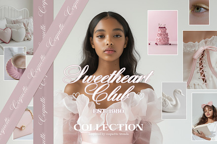 Sweetheart Club ~ Coquette Photos, a Beauty & Fashion Photo by Muse Mockups