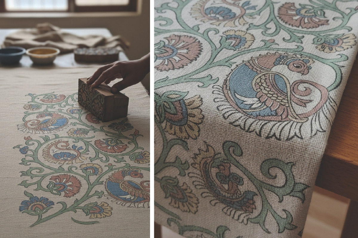 Traditional Kalamkari, a Pattern Graphic by Print Diaries (Photo 3 of 4)