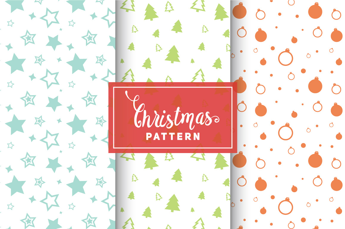 Christmas Vector Patterns #1, a Pattern Graphic by relineo.vectors