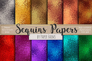 Sequins backgrounds, a Background Graphic by Paper Farms (Thumbnail 1 of 2)