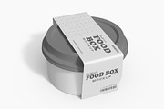 Simple Food Box Mockup, a Product Mockup by graphypix (Thumbnail 3 of 4)