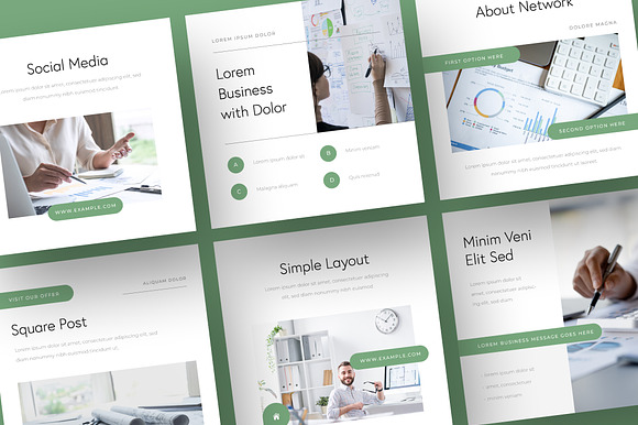 Business Instagram Post Templates preview 3