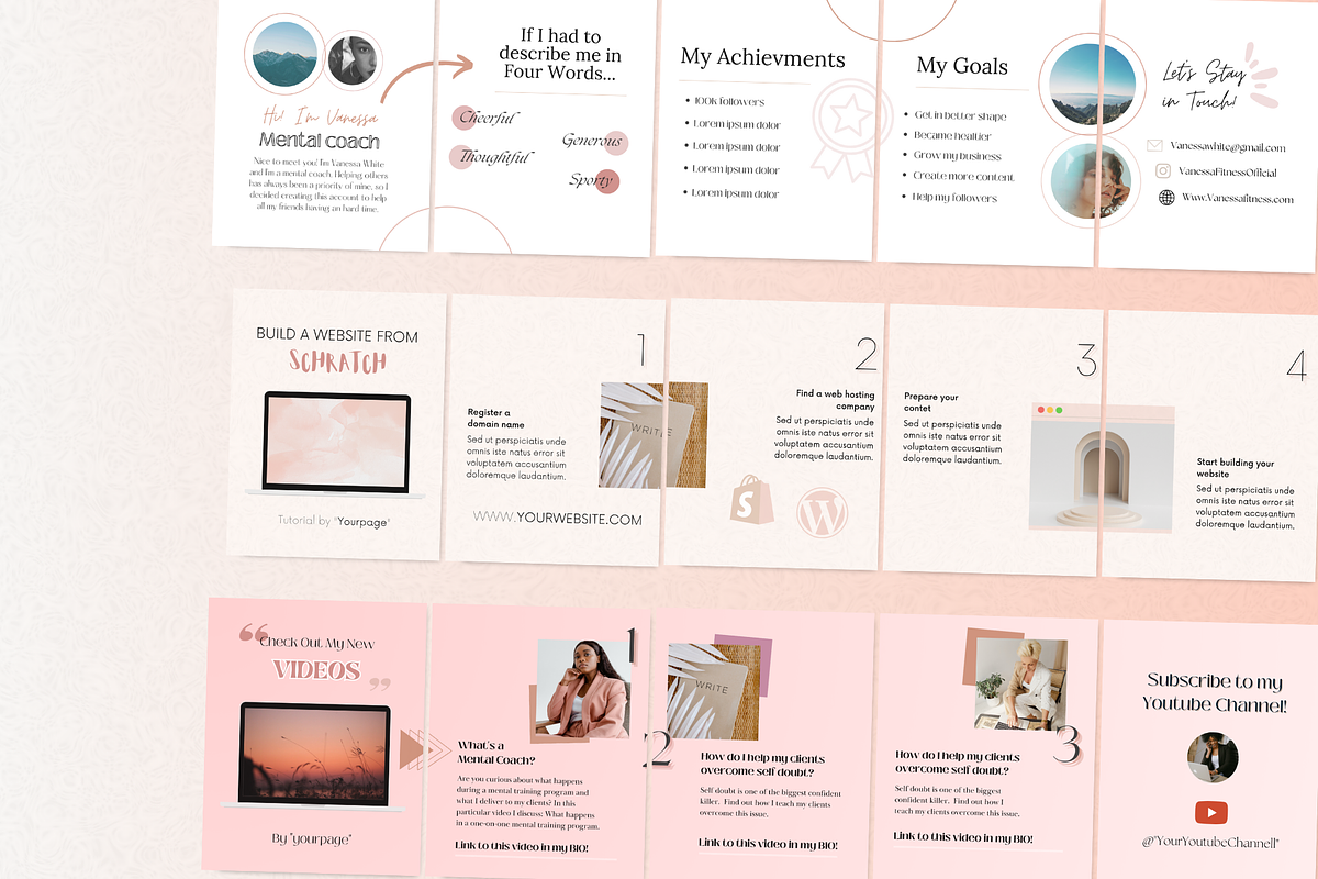 Canva Instagram Carousel Template, a Social Media Template by PittaFinePrint (Photo 10 of 10)