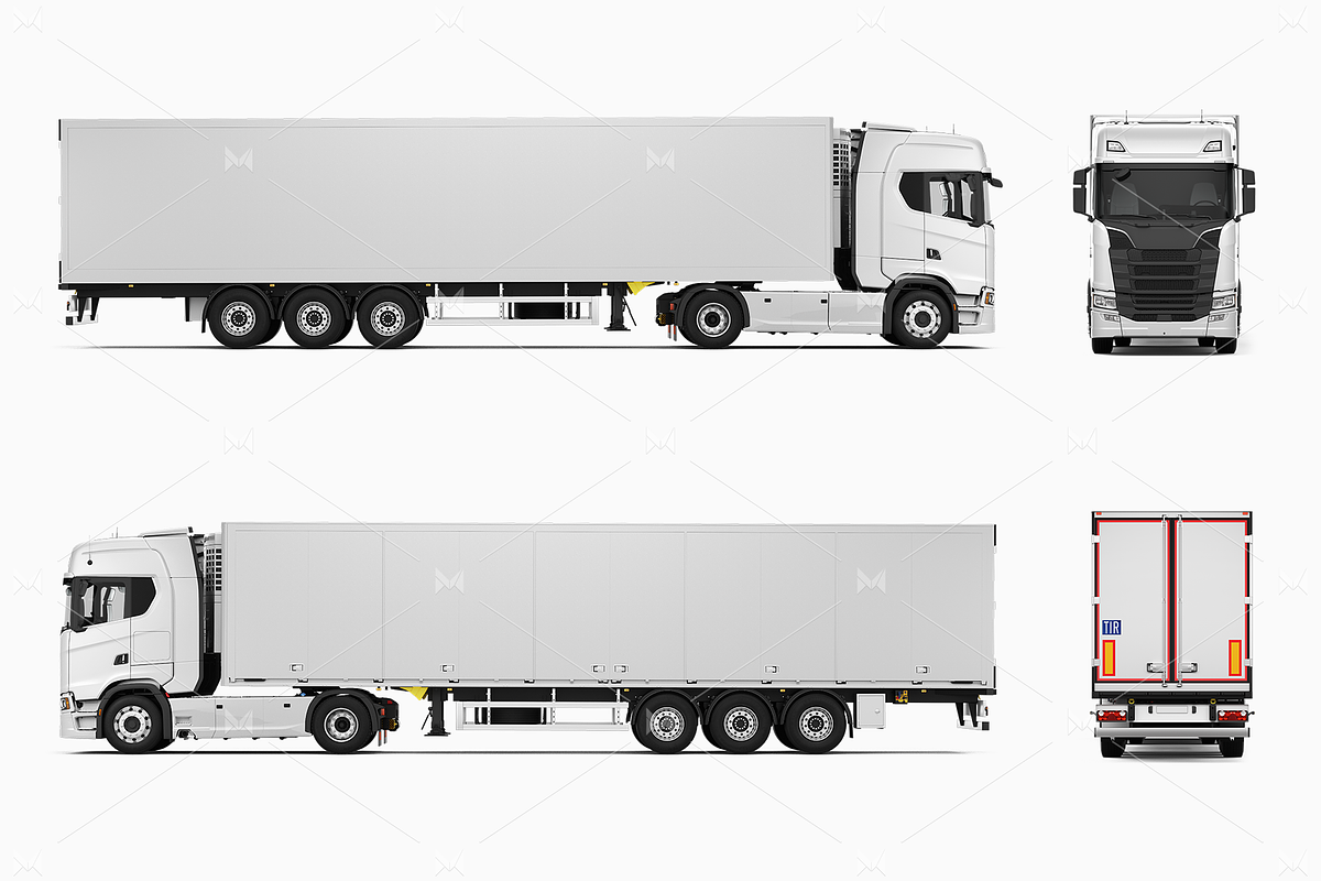 Semi Truck Mockup 3, an Advertising Mockup by Mockupix (Photo 10 of 10)
