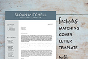 Creative Resume Template for Word, a Resume Template by SharpResumeFoundry (Thumbnail 2 of 4)