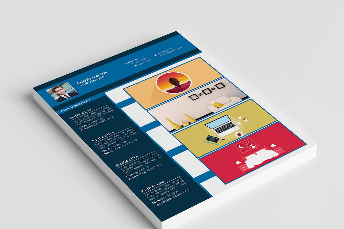 Dark Resumes, a Resume Template by Themefisher (Photo 4 of 5)