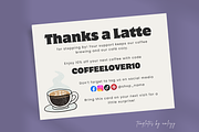 Coffee Shop & Café Thank You Card, a Card Template by Elegant_Studio44 (Thumbnail 3 of 3)